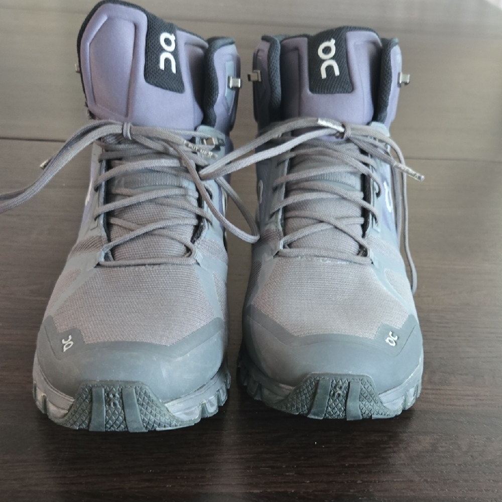 On Running Gray High-Top Sneakers
